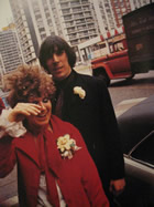 Betsey Johnson and John Cale on their wedding day &copy; Billy Name