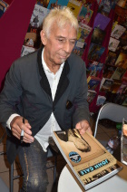 Signing copies of the French edition of What's Welsh For Zen