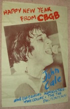 Poster for the 5-nights stand at CBGB's 1978-12-27_31