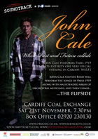 Poster for the Cardiff show