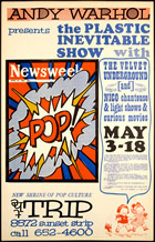 Poster for the ill-fated residency at The Trip