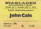 Tciket Aaarhus 1985-12-05