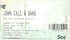 Cardiff 2012-10-07 ticket - Thanks: Gordon Lyon