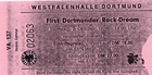 Dortmund 1976-10-02 show ticket - Thanks: Minimax