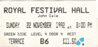 London 1992-11-22 - Thanks: Peter Elliot
