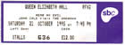 London 1995-10-21 ticket - Thanks: Gary Fox