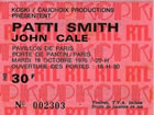 Paris 1976-10-19 show ticket - Thanks: Gary Fox