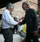 Meeting the Welsh Minister for Heritage Alun Ffred Jones